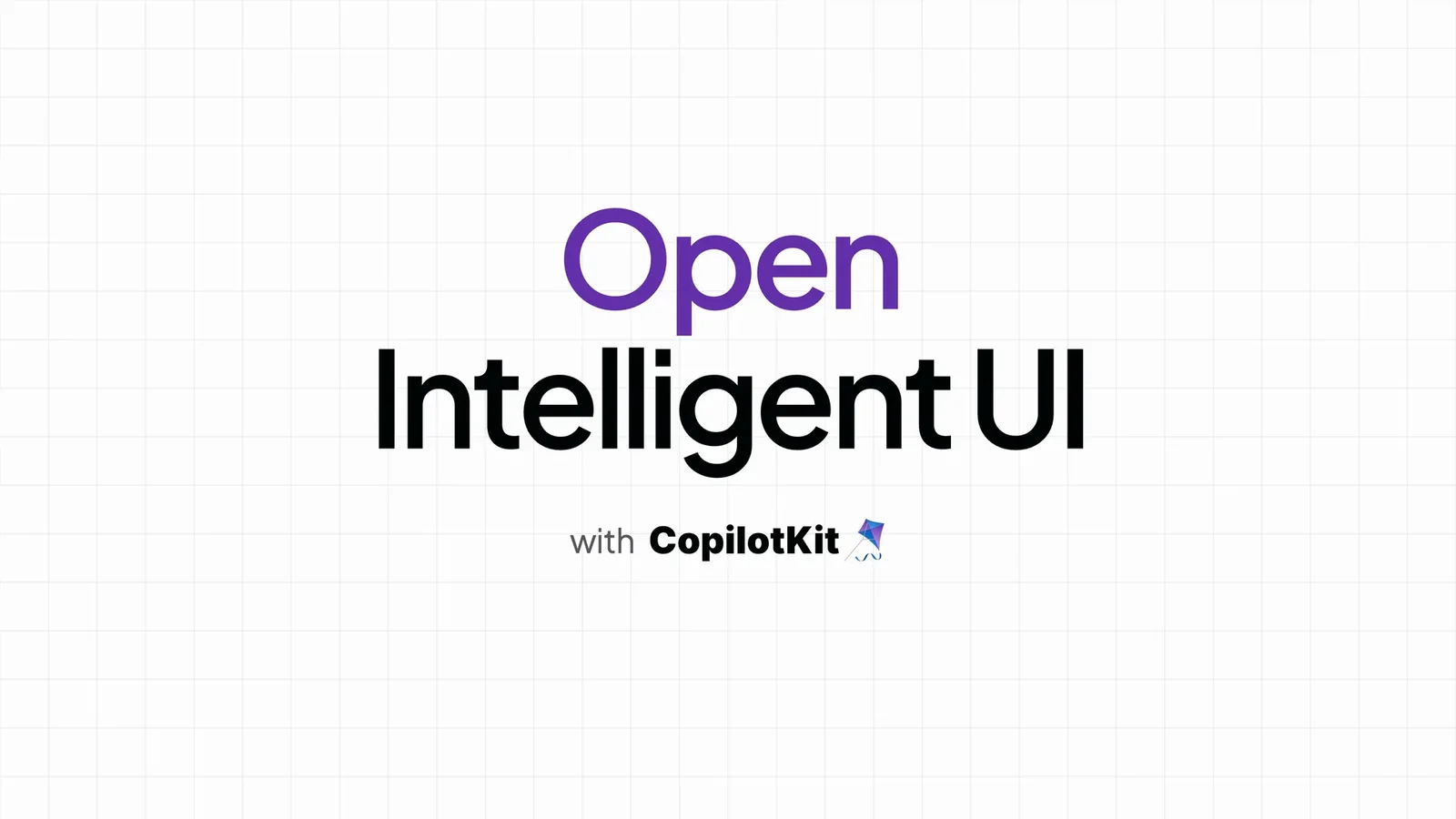 Open Intelligent UI launch film preview